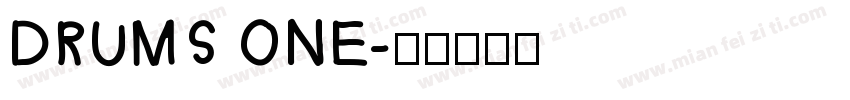 DRUMS ONE字体转换